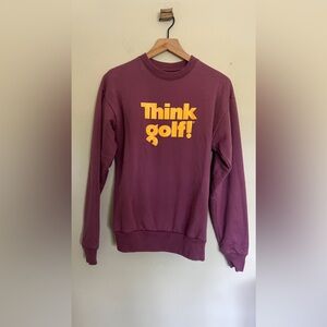 Golf Wang Think Golf Crewneck Sweatshirt Size Small